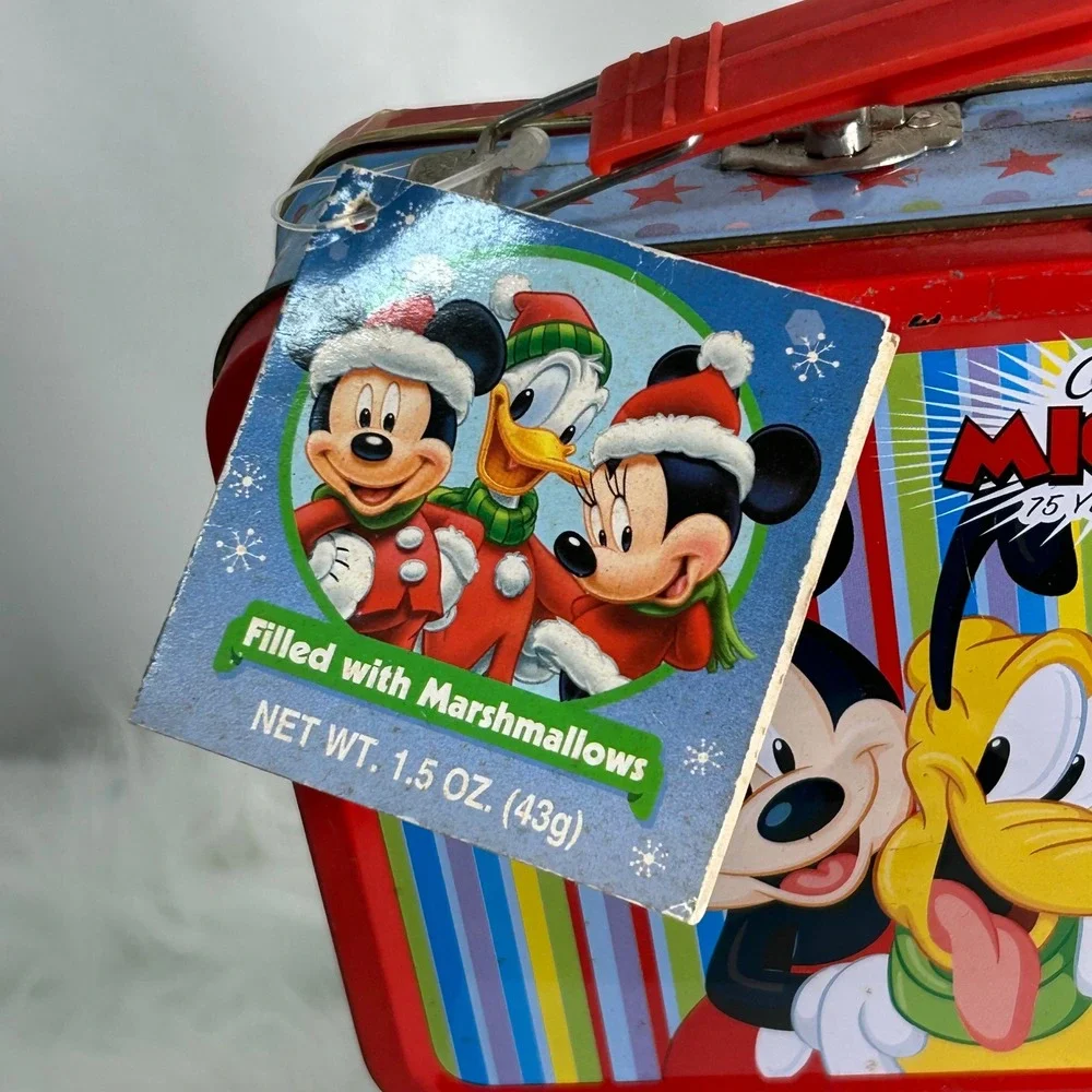 Mickey Mouse 75 Years of Fun Tin Mini Lunch‎ Bx with Handle Collectible